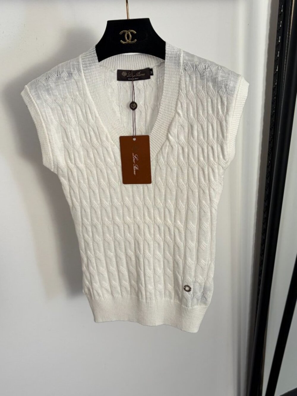 Loro Piana V-Neck Knitted Vest